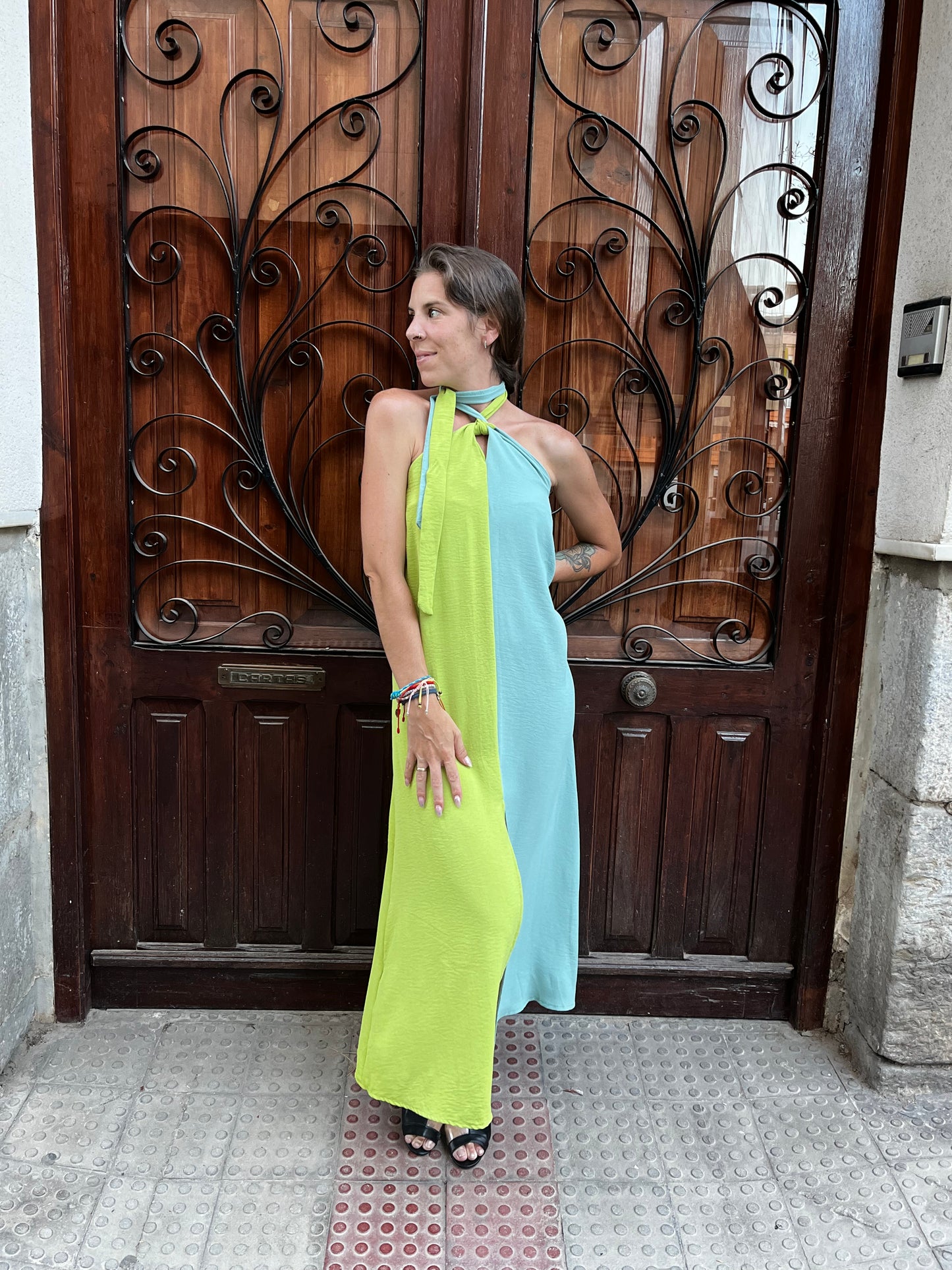 Vestido Bicolor