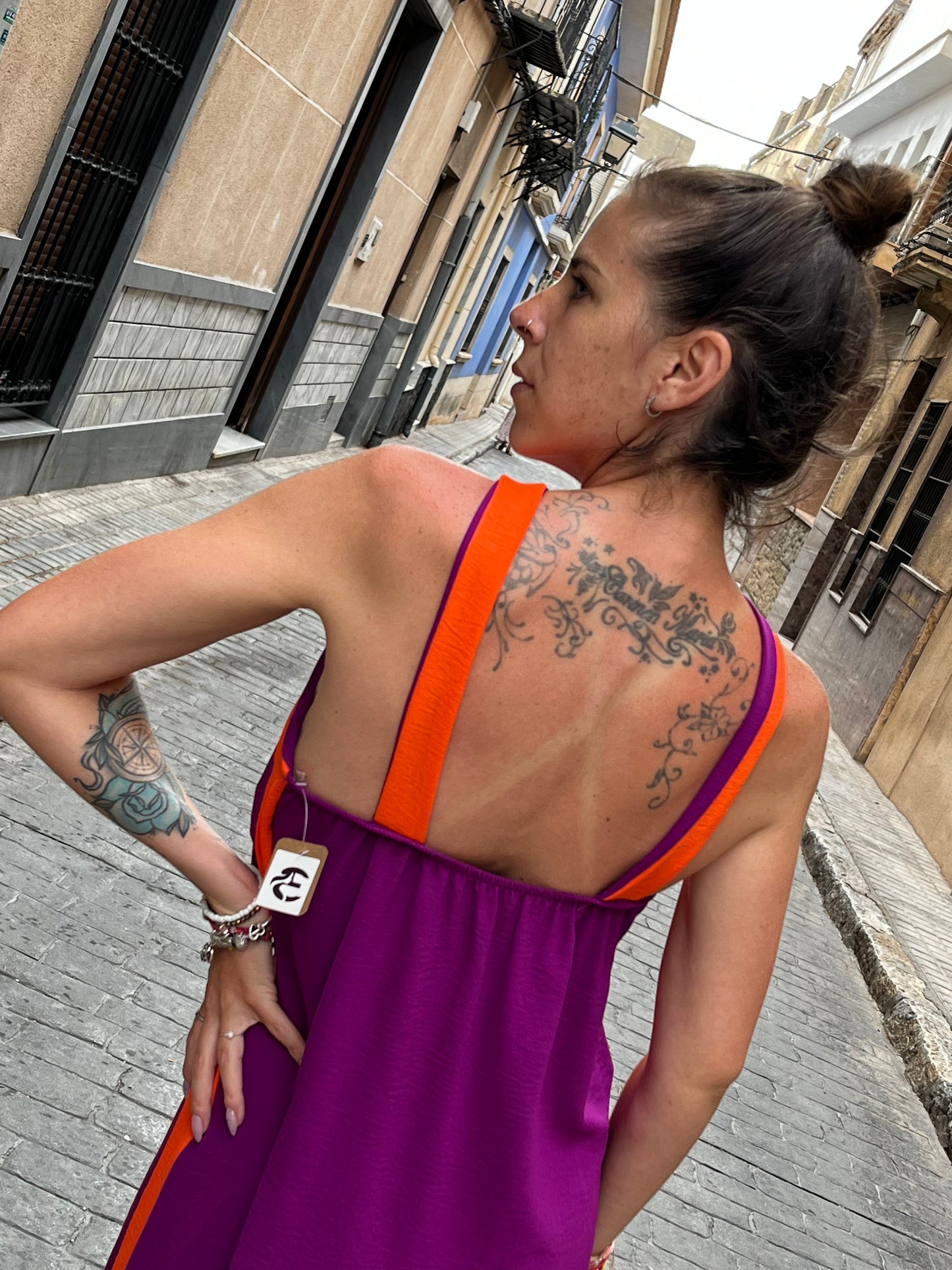 Vestido Bicolor