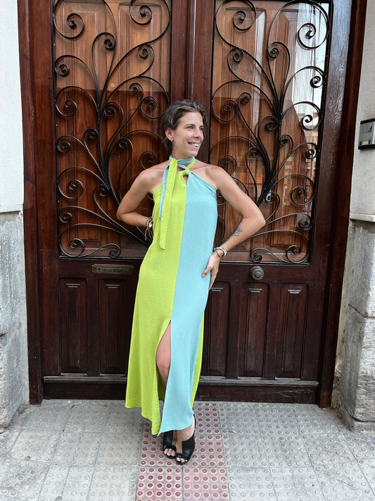 Vestido Bicolor